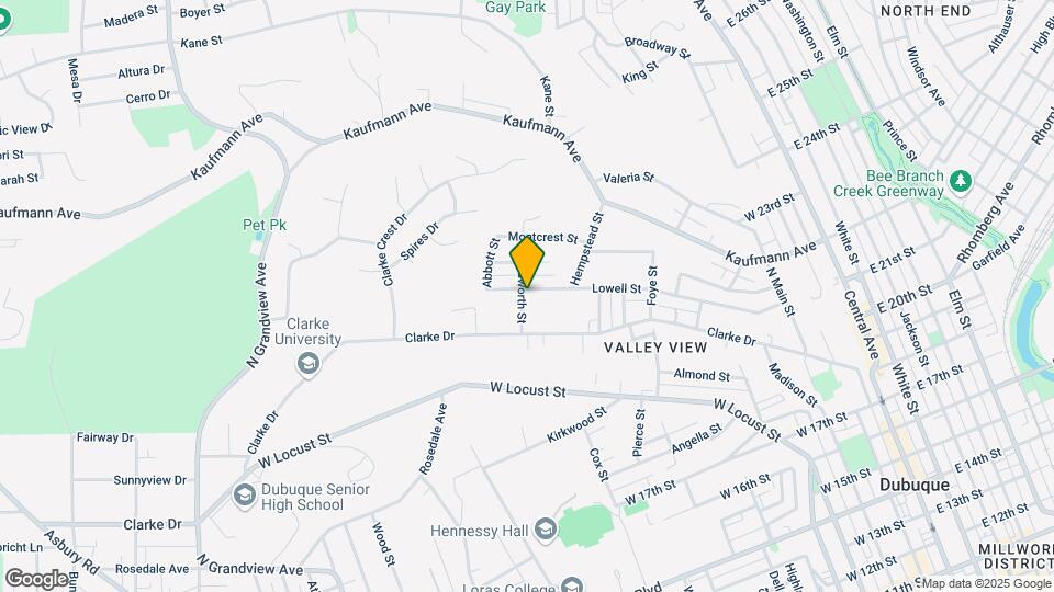 2296 Woodworth St Map and Location Details