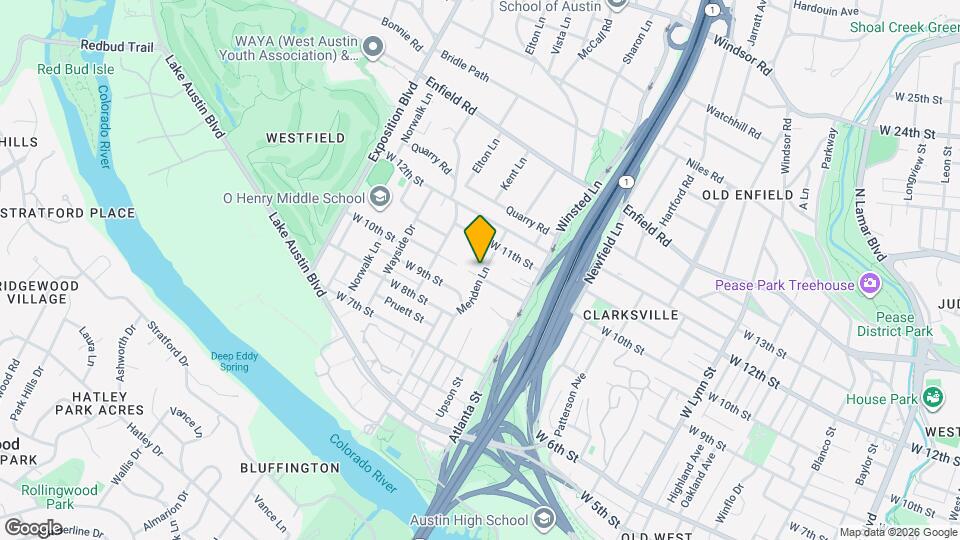 1002 Meriden Ln Map and Location Details