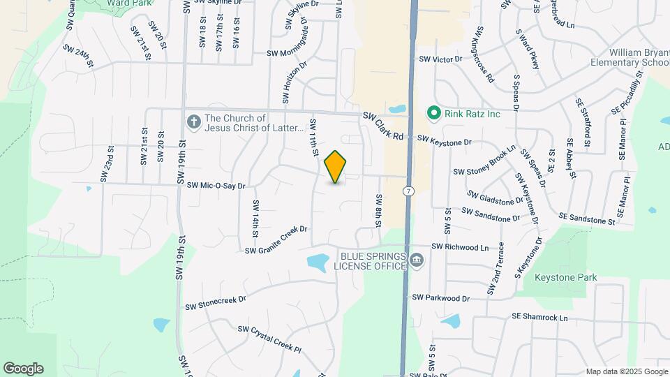 1719 SW Parkridge Dr Map and Location Details