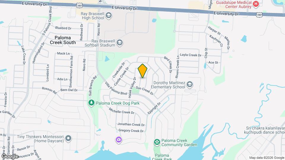 817 Silver Moon Dr Map and Location Details