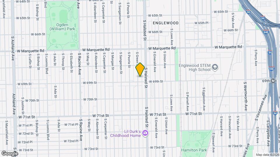 6849 S Green St Map and Location Details