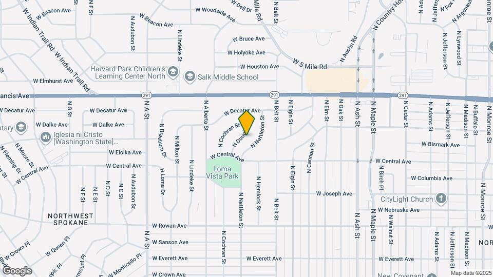 6008 N Douglas Dr Map and Location Details