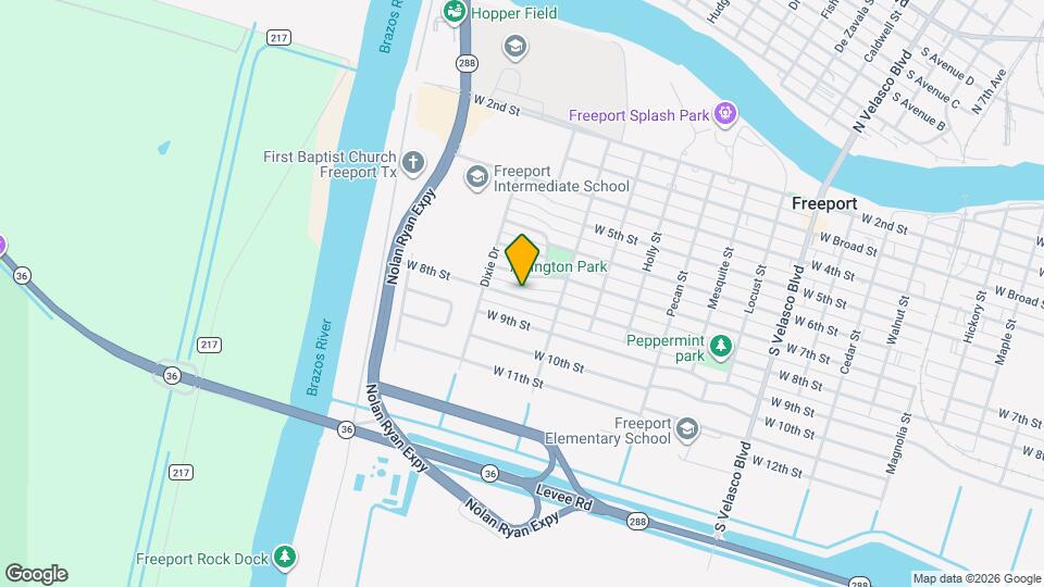 1728 W 8th St Map and Location Details