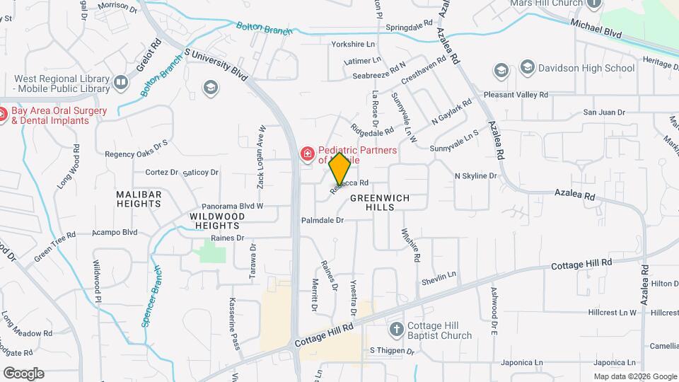 4151 Rebecca Rd Map and Location Details