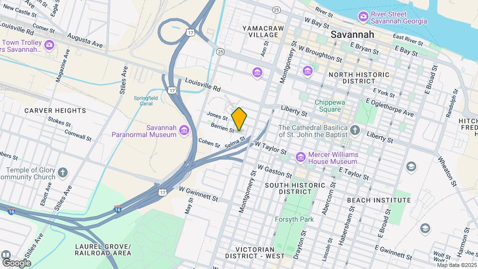 555 Berrien St Map and Location Details