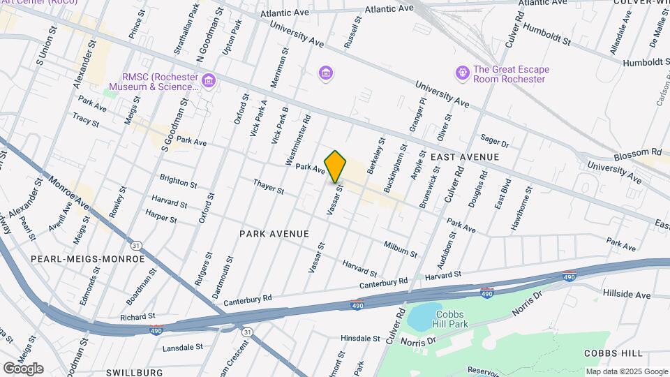 25 Vassar St, Unit 4 Map and Location Details