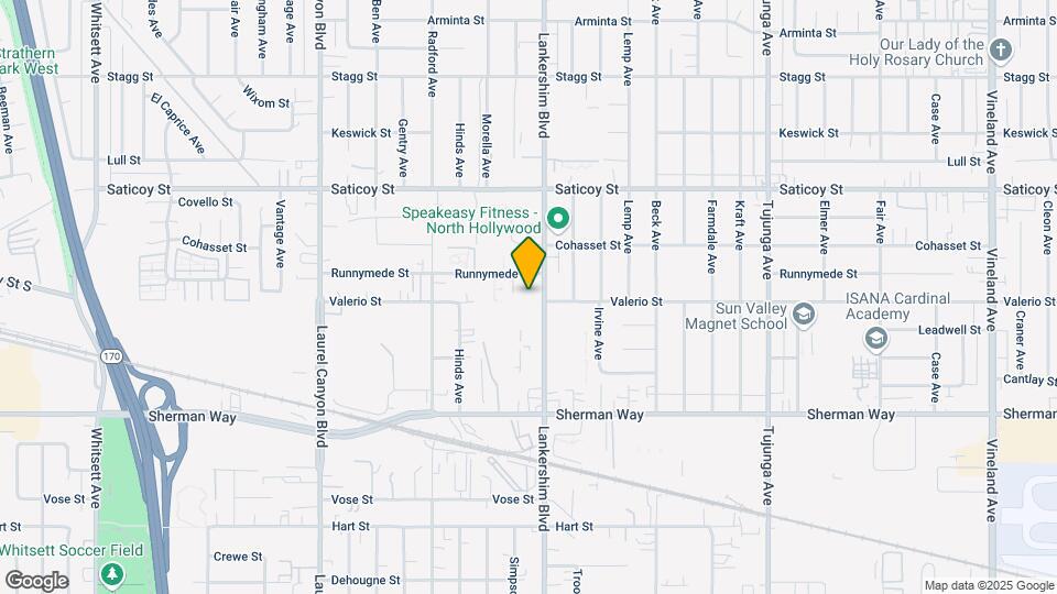 7401 Lankershim Blvd Mapa y Detalles de la Ubicación