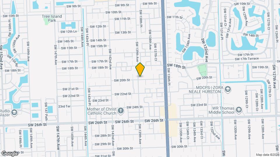 1991 SW 139th Ave Map and Location Details