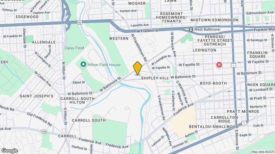 2860 W Baltimore St Map and Location Details