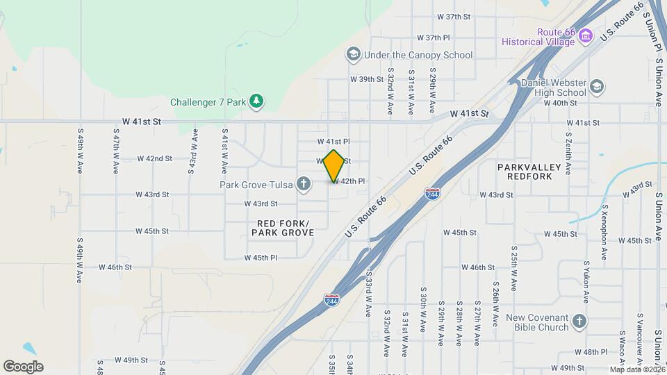 4233 S 35th W Ave Map and Location Details
