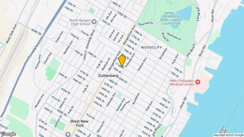 407 71st St, Unit 2 Map and Location Details