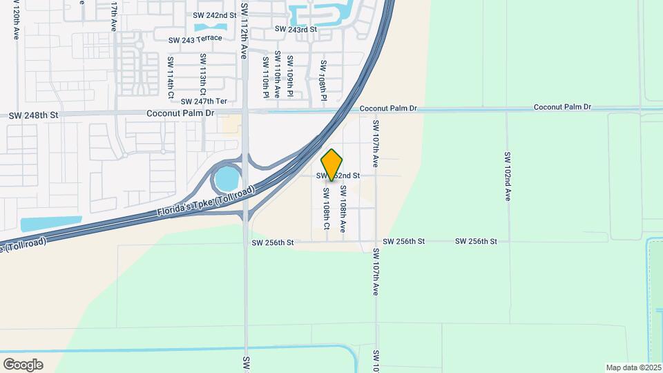 25241 SW 108th Ct Map and Location Details
