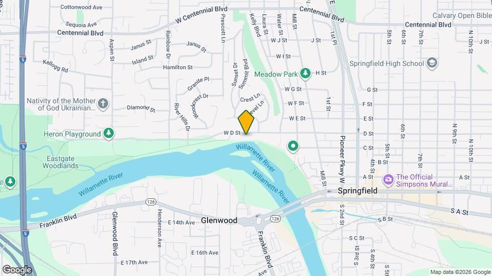 441 W D St Map and Location Details