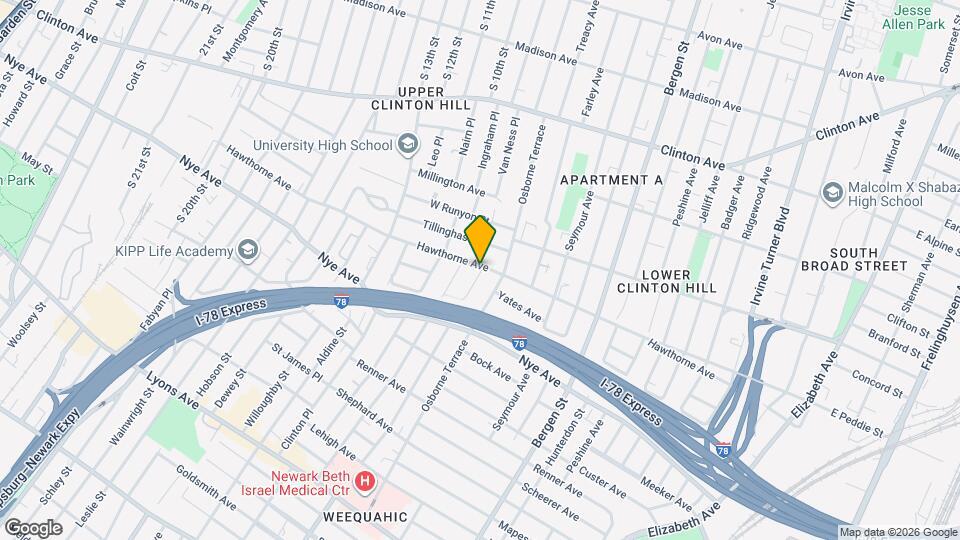 1 Huntington Terrace Map and Location Details