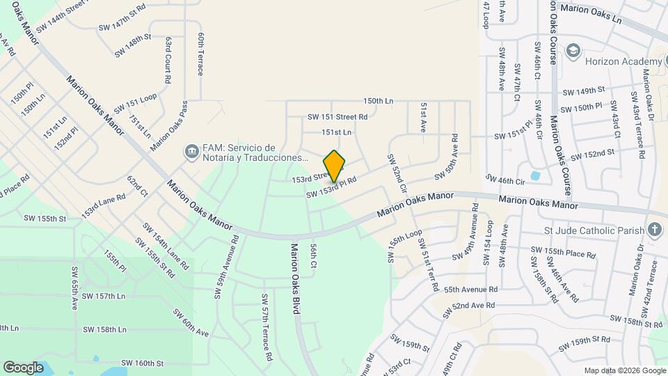 5541 SW 153rd Pl Rd Mapa y Detalles de la Ubicación