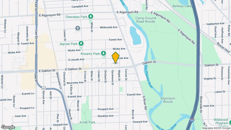 1774 E Oakton St Mapa y Detalles de la Ubicación