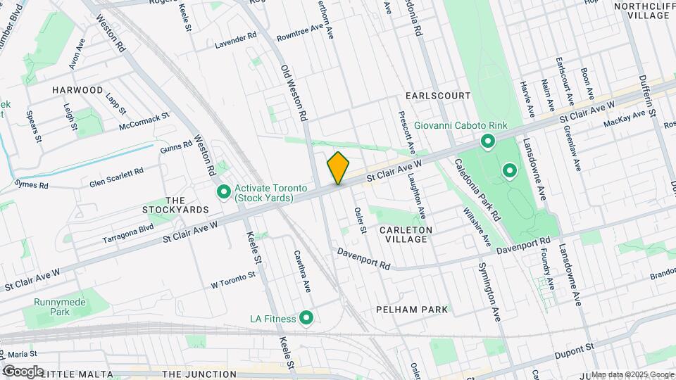 1787-1787 St Clair Ave W Map and Location Details