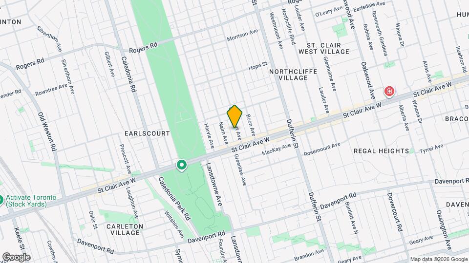 32 Earlscourt Ave Map and Location Details