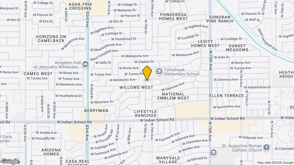 4319 N 79th Dr Map and Location Details
