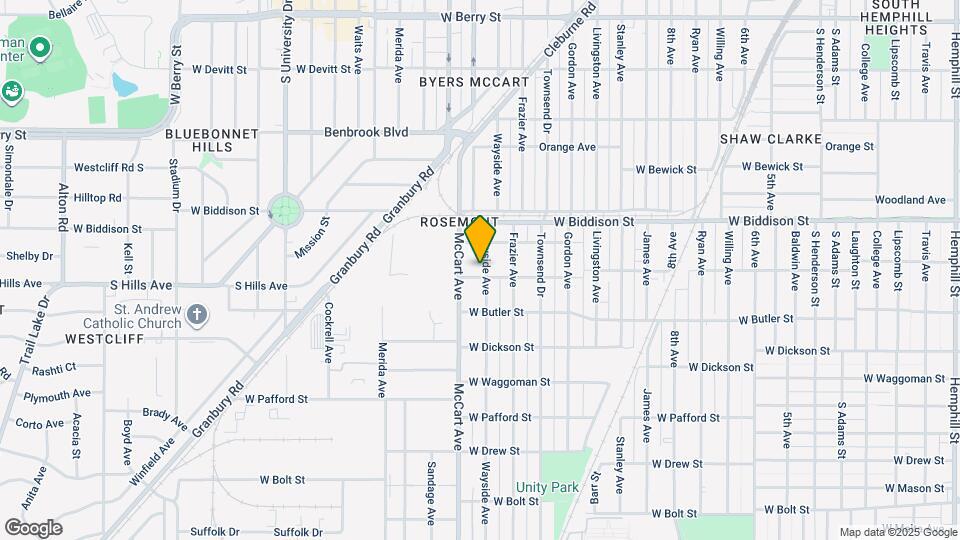 3574 Wayside Ave Map and Location Details