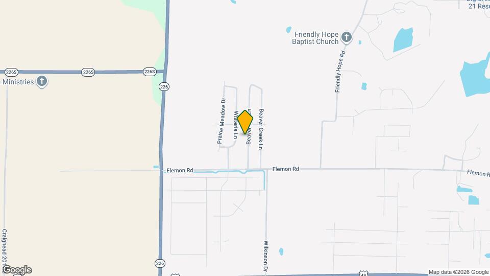 6023 Beaver Run Ln Map and Location Details