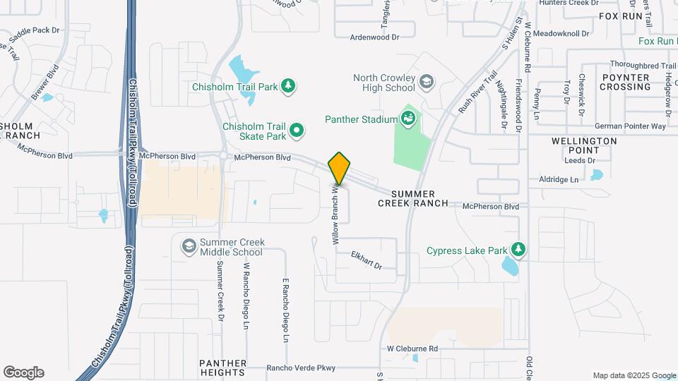 9521 Willow Branch Way Map and Location Details