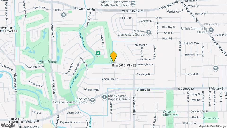 7611 Athlone Dr Map and Location Details