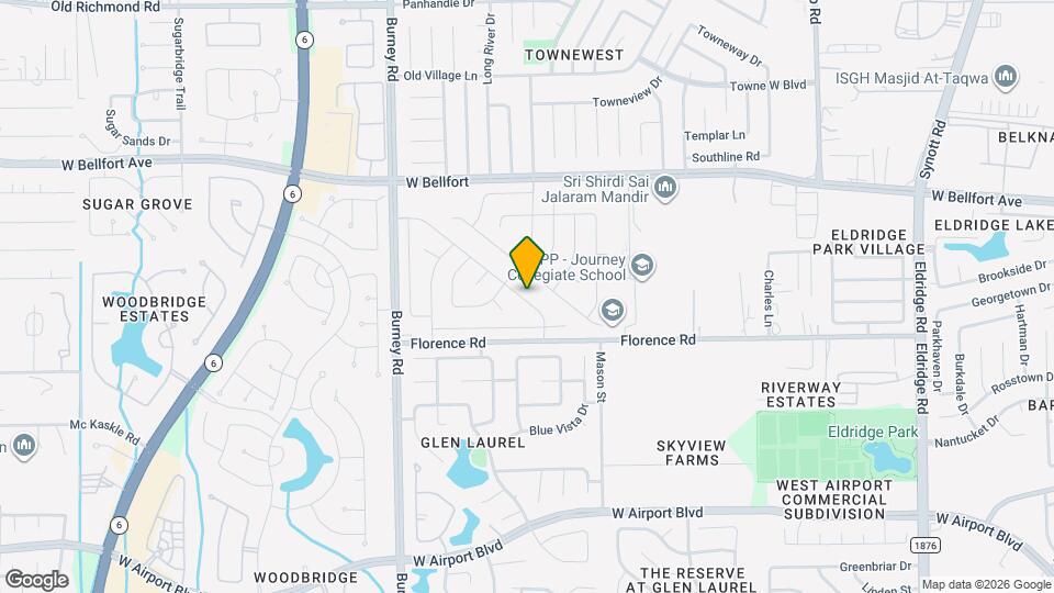 14018 Blue Falls Dr Map and Location Details