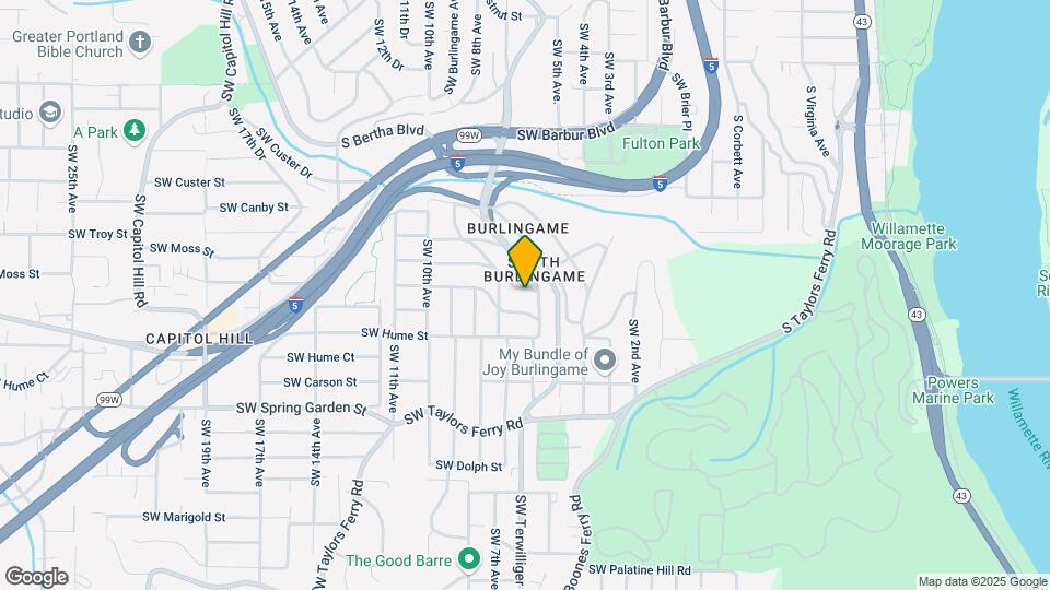 616 SW Moss St Map and Location Details