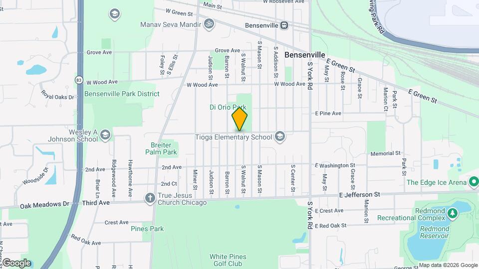 302 S Walnut St Map and Location Details