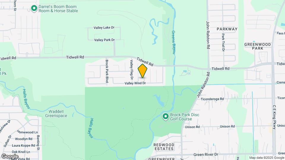 8611 Valley Ledge Dr Map and Location Details