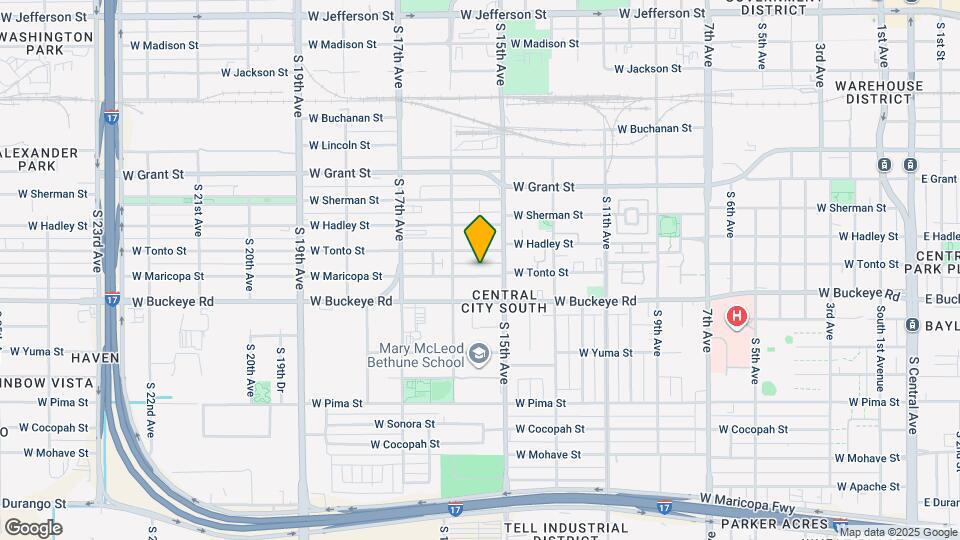 1522 W Maricopa St Map and Location Details