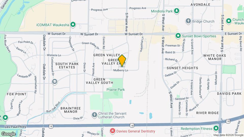 1704 S Prairie Ave Map and Location Details