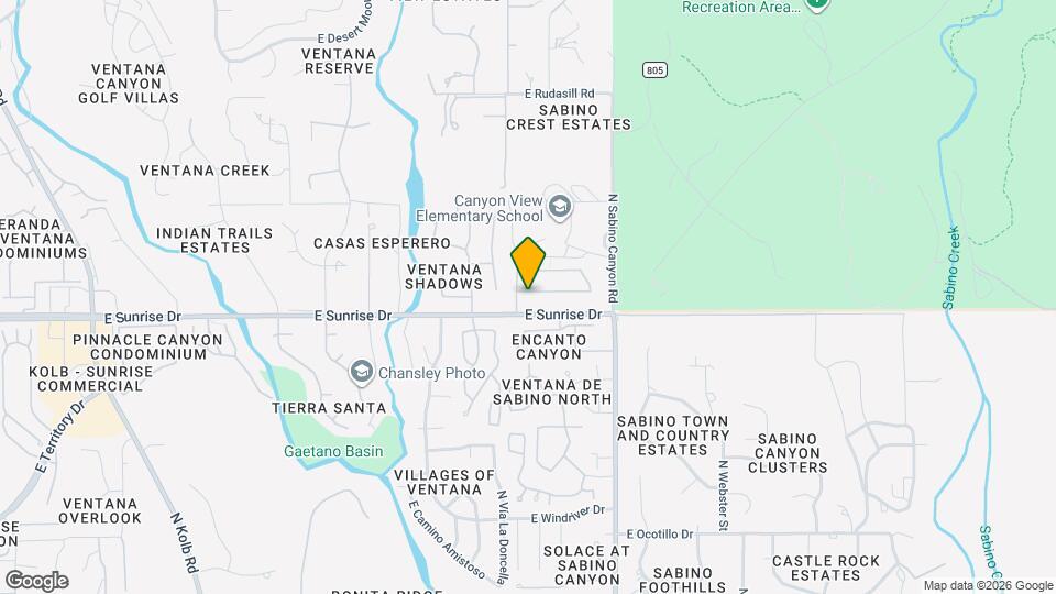 7740 E Calle Bien Nacida Map and Location Details