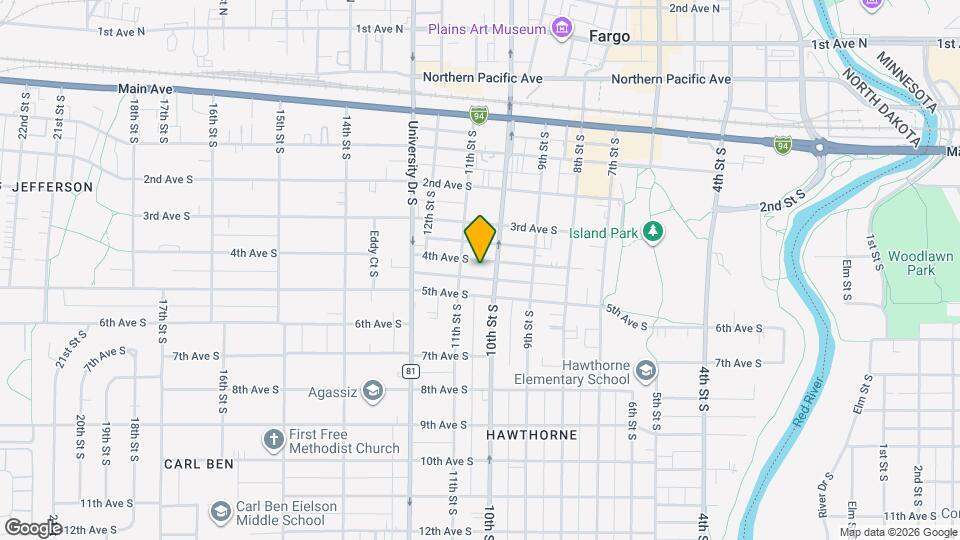 1010 4th Ave S Map and Location Details
