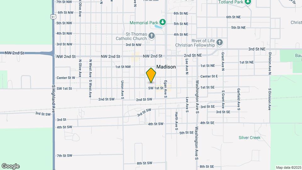 208 SW 1st St, Unit Apartment 3 Map and Location Details