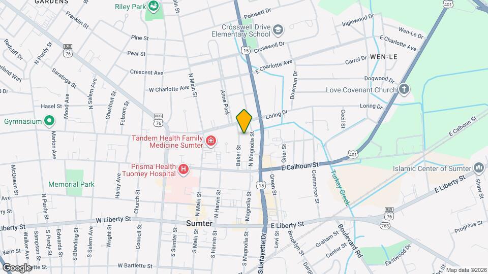 29 Baker St Map and Location Details