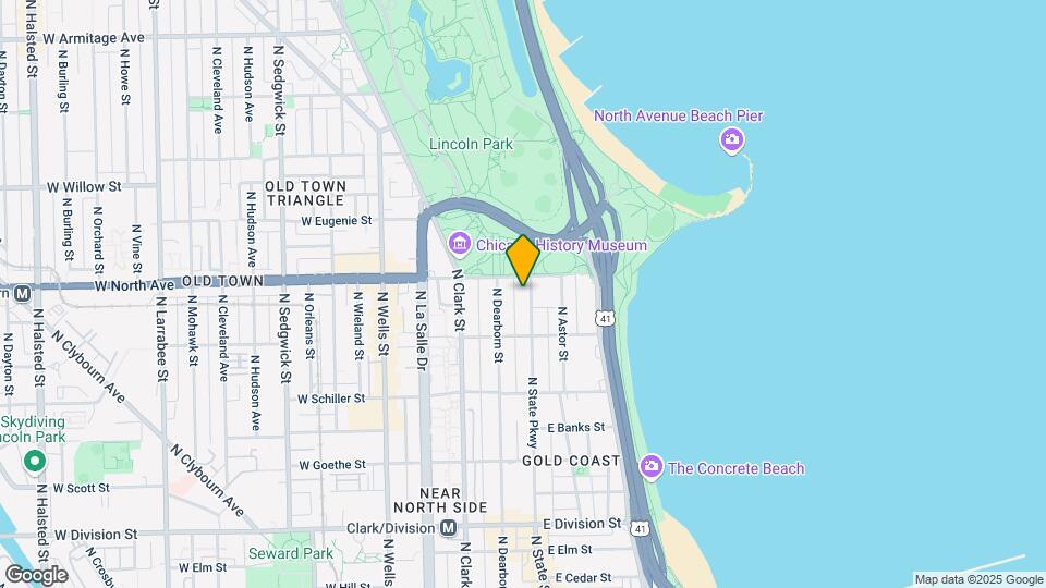 1540 N State Pky, Unit 012A Map and Location Details
