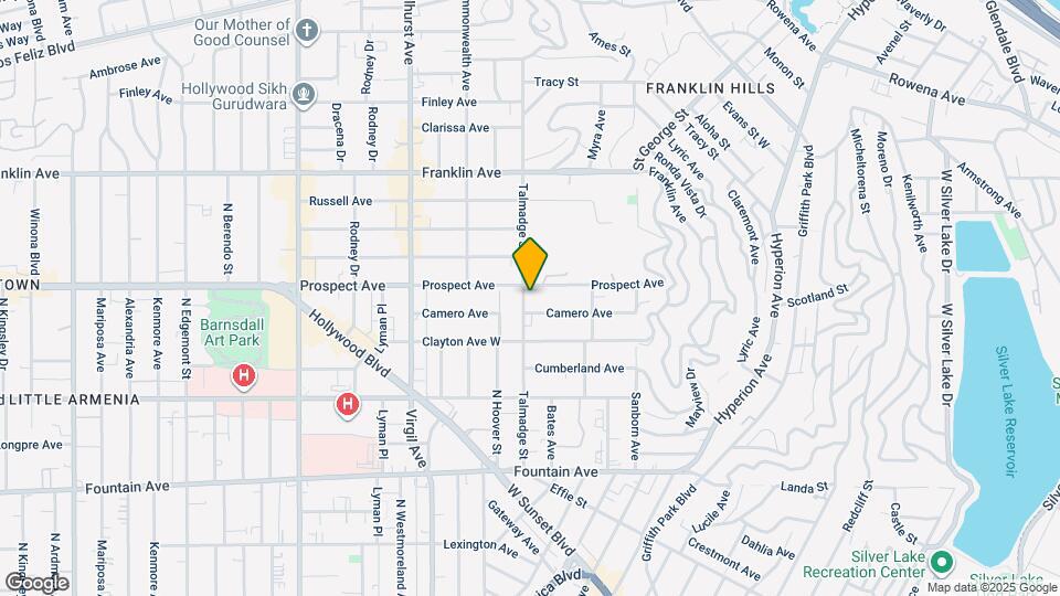 1652 Talmadge St Map and Location Details