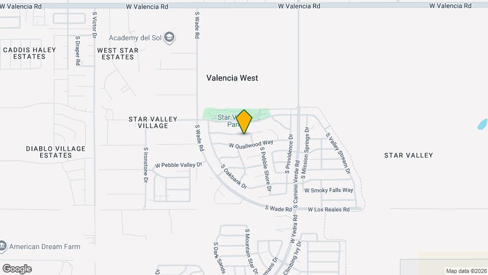 6821 W Copperwood Way Map and Location Details