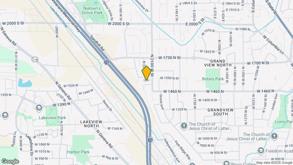 1506 N 2200 W Map and Location Details