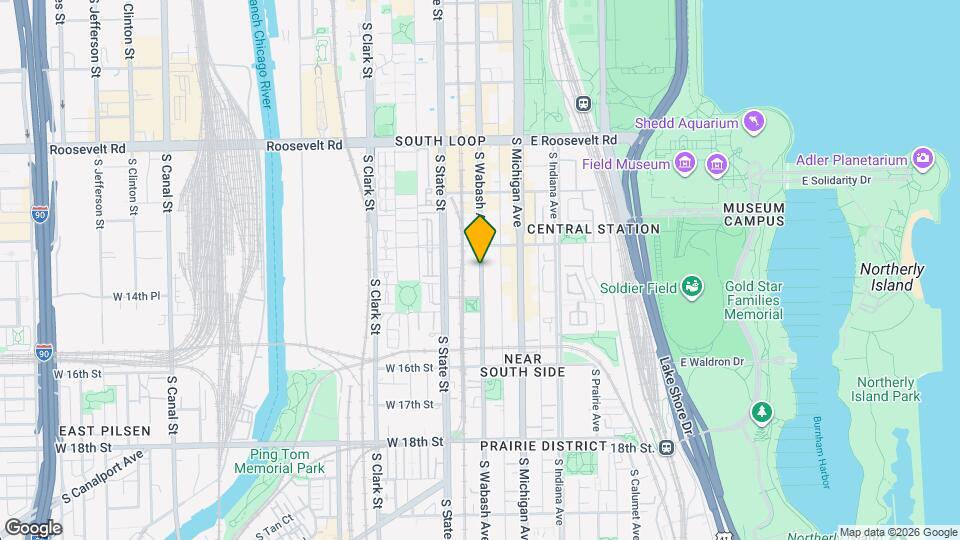 1424 S Wabash Ave Map and Location Details