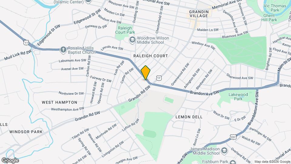 2016 Brandon Ave SW Map and Location Details