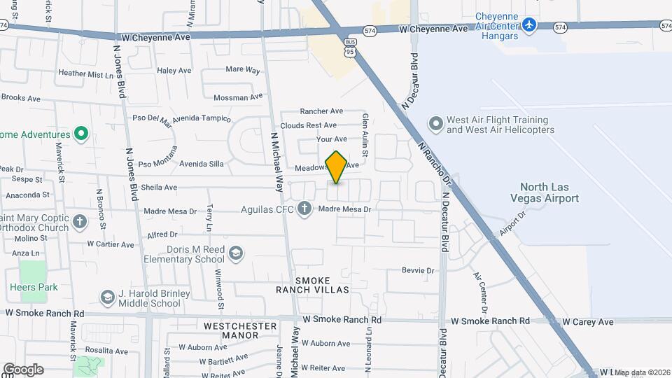 2717 Sonador St Map and Location Details