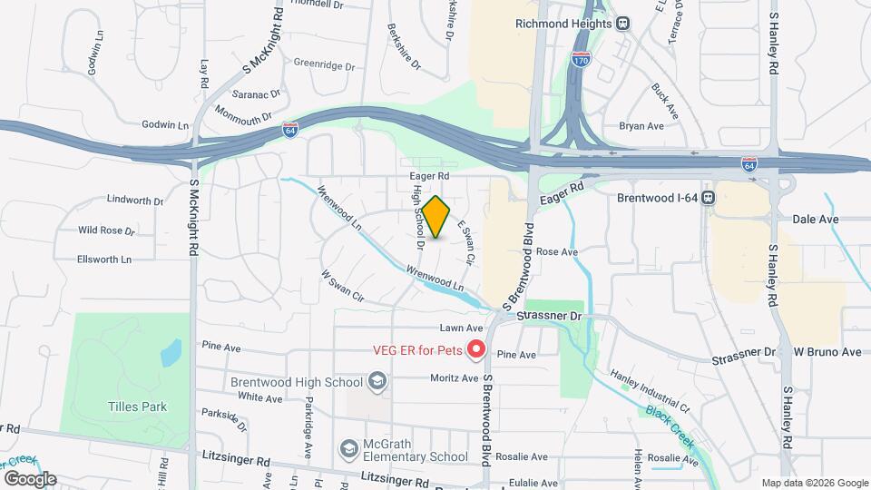 8924 Cardinal Ter, Unit Brentwood Forest Condo Map and Location Details
