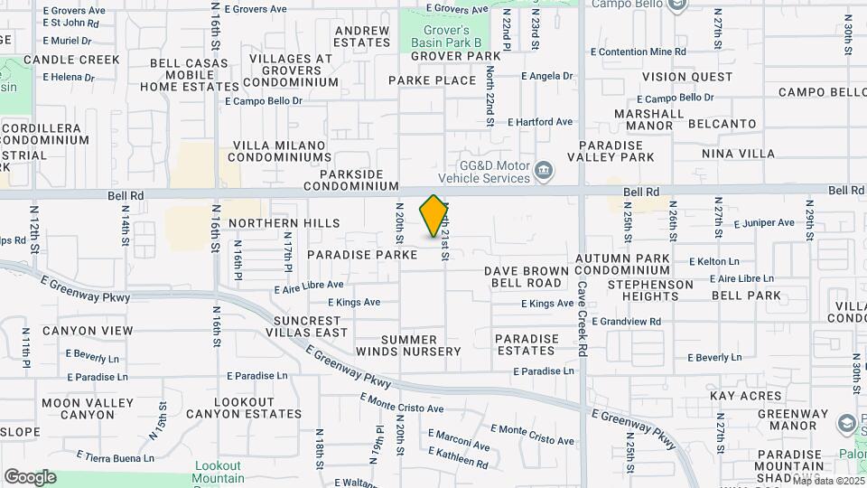 2048 E Heartwood Ln Mapa y Detalles de la Ubicación