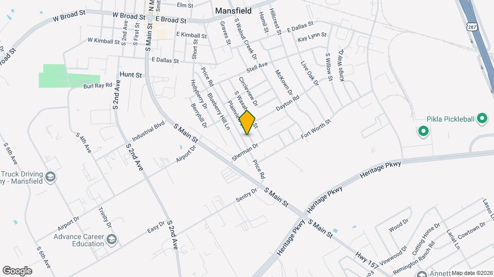 632 Plainview Dr Map and Location Details