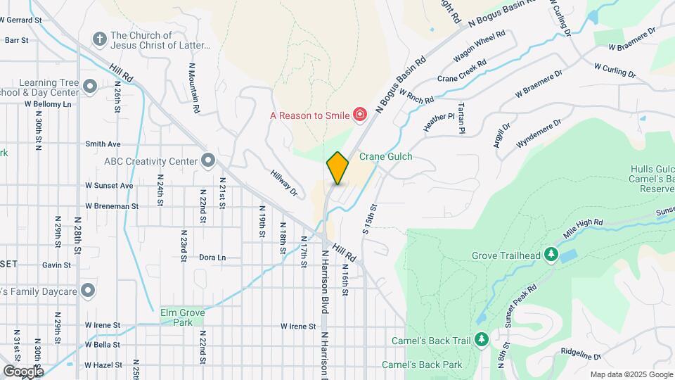 2456 N Bogus Basin Rd Map and Location Details