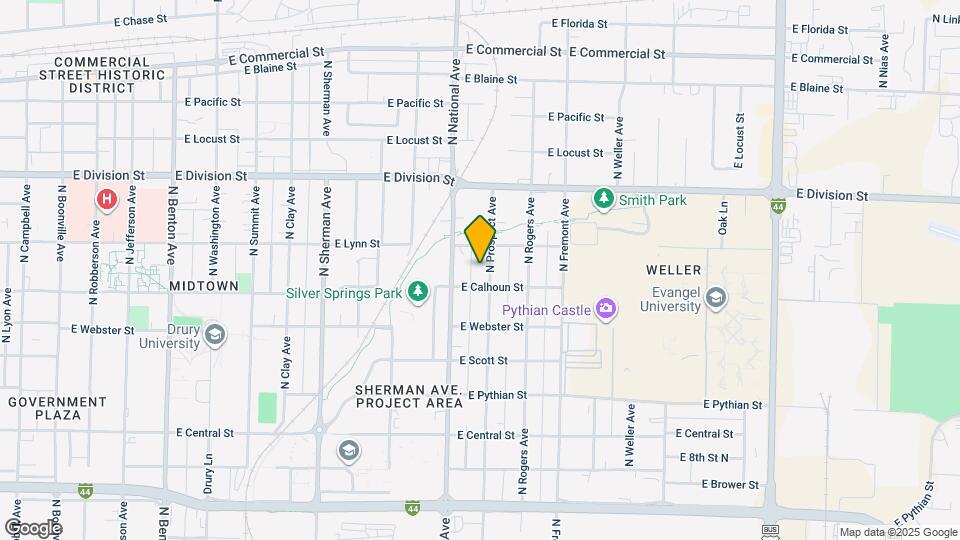 1317 N Prospect Ave Map and Location Details