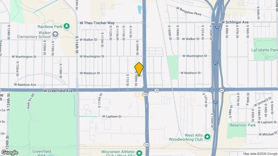 1324 S 109th St Map and Location Details